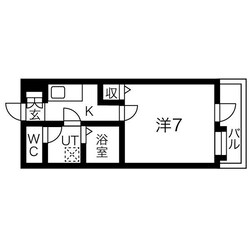 高宮駅 徒歩4分 3階の物件間取画像